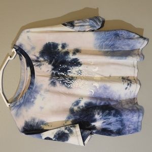 Wallflower Tie Dye Cropped Tee